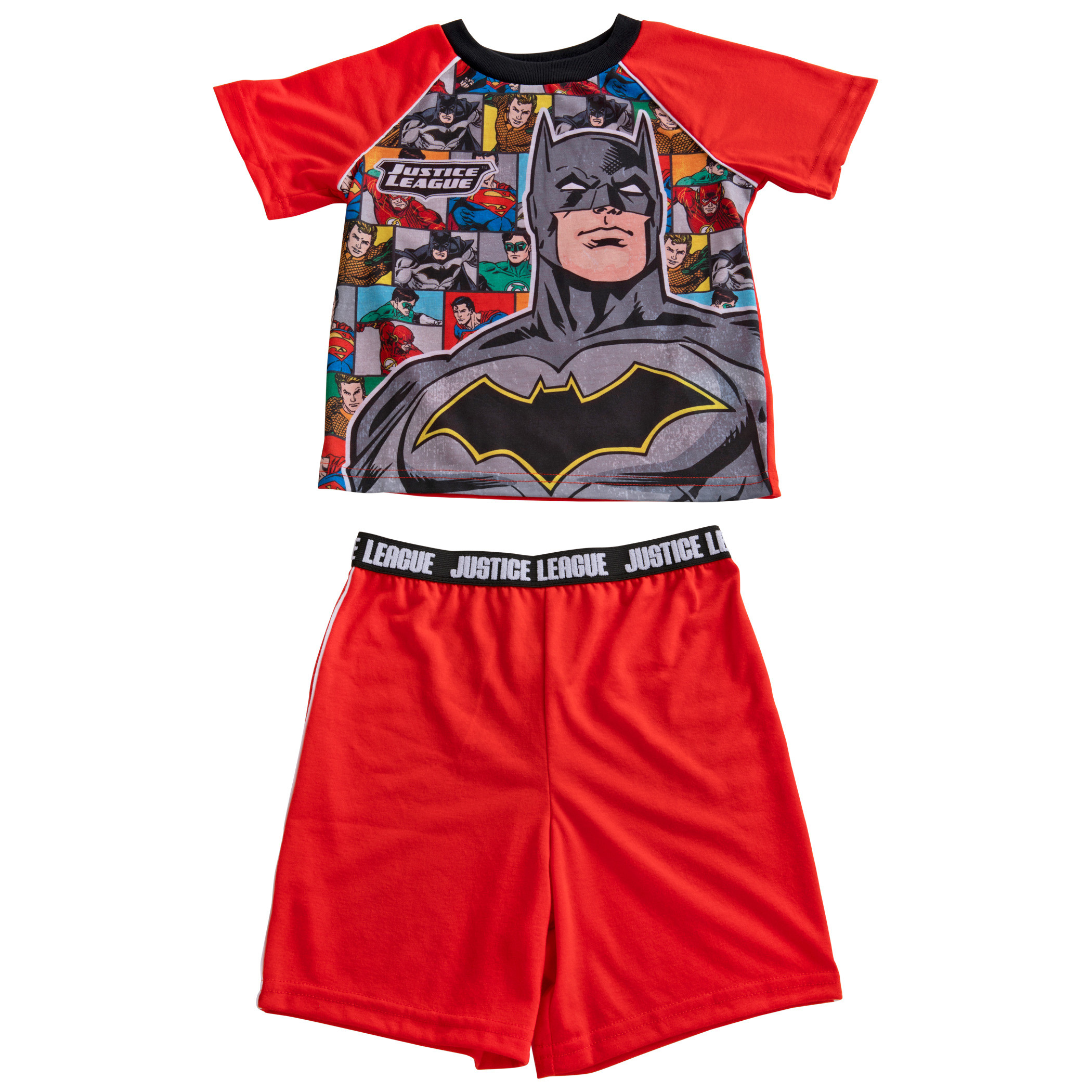 Batman and The Justice League Pajama Shirt and Shorts Set